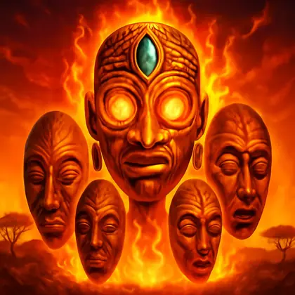 9 Masks of Fire